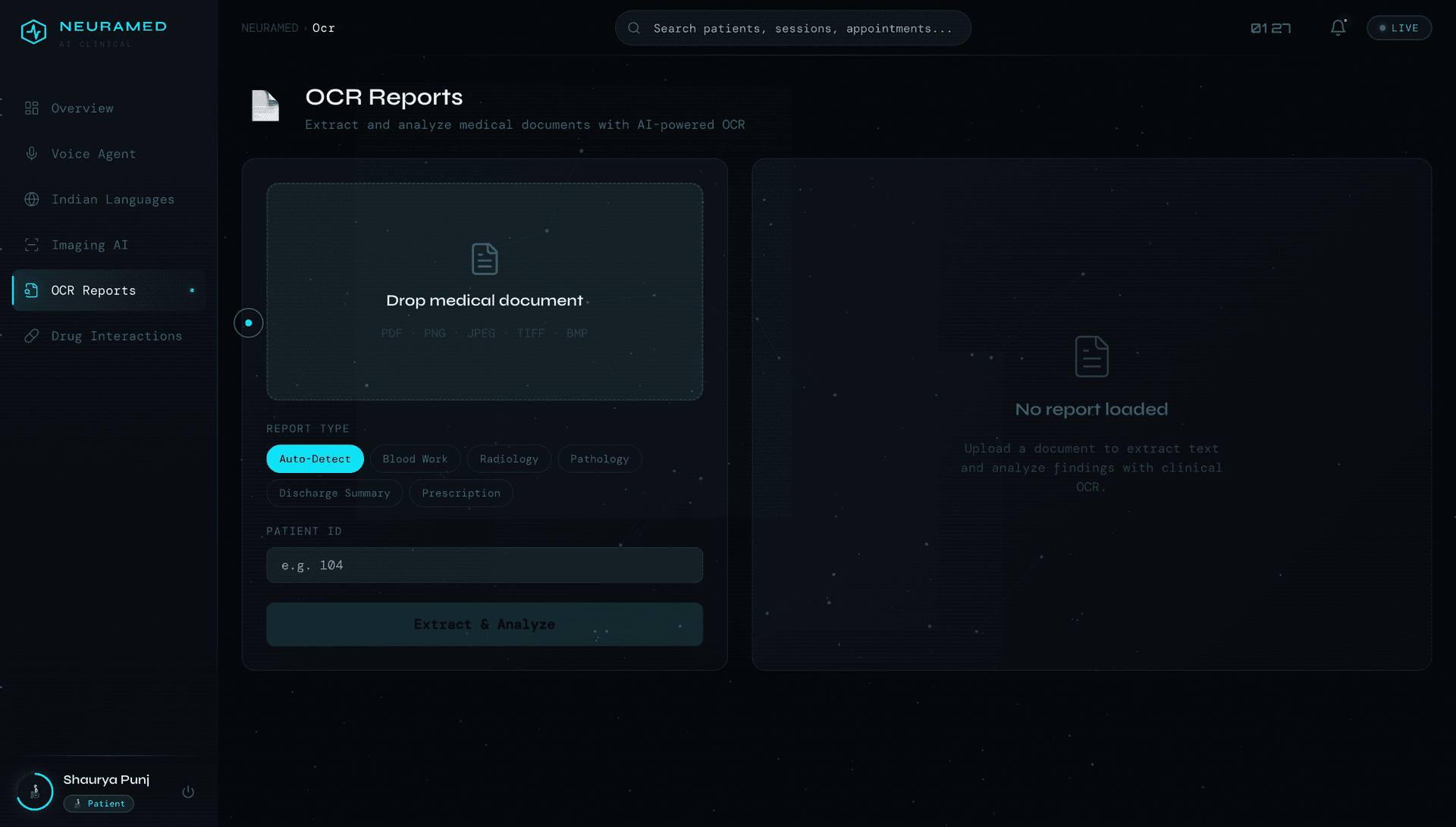OCR Reports - AI-Powered Medical Document Analysis
