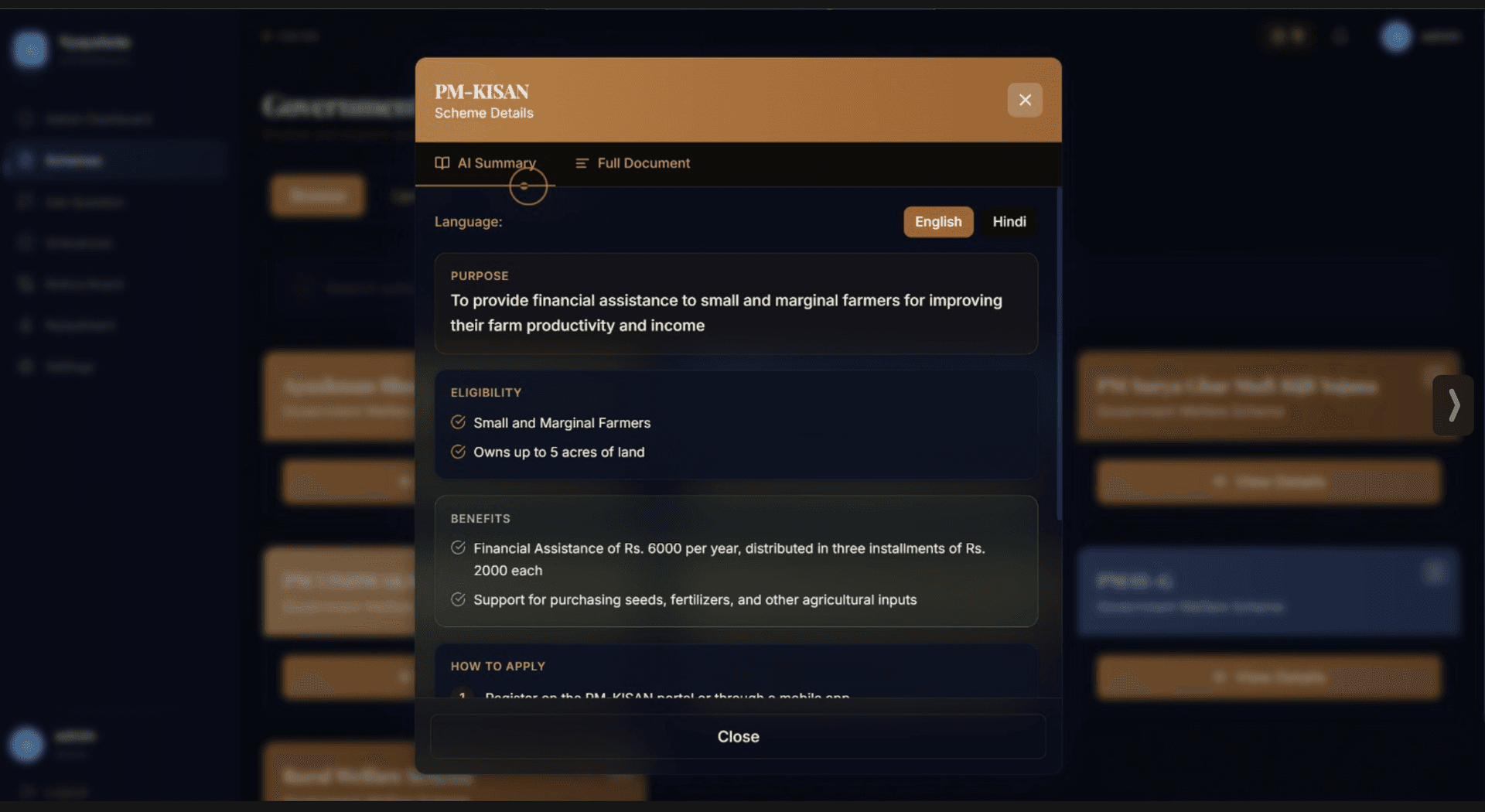 NyayaSetu - Officer Admin Panel