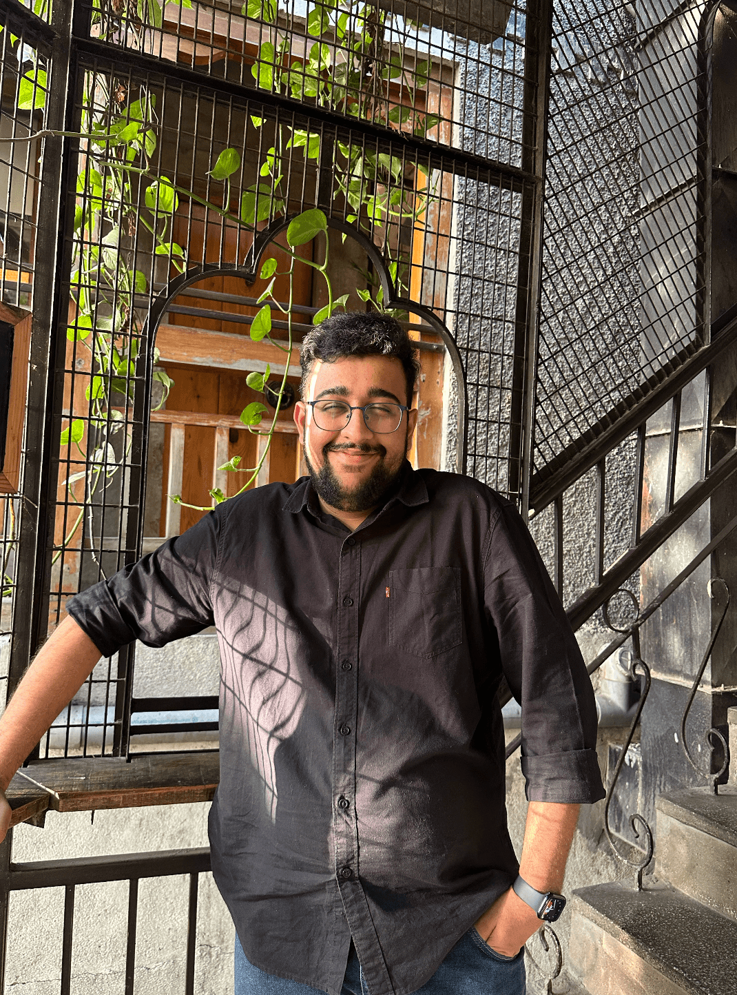Shaurya Punj at the engineering bench