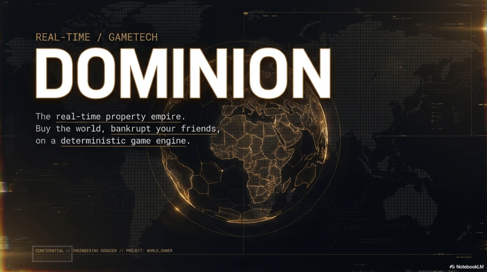 DOMINION deck, slide 1
