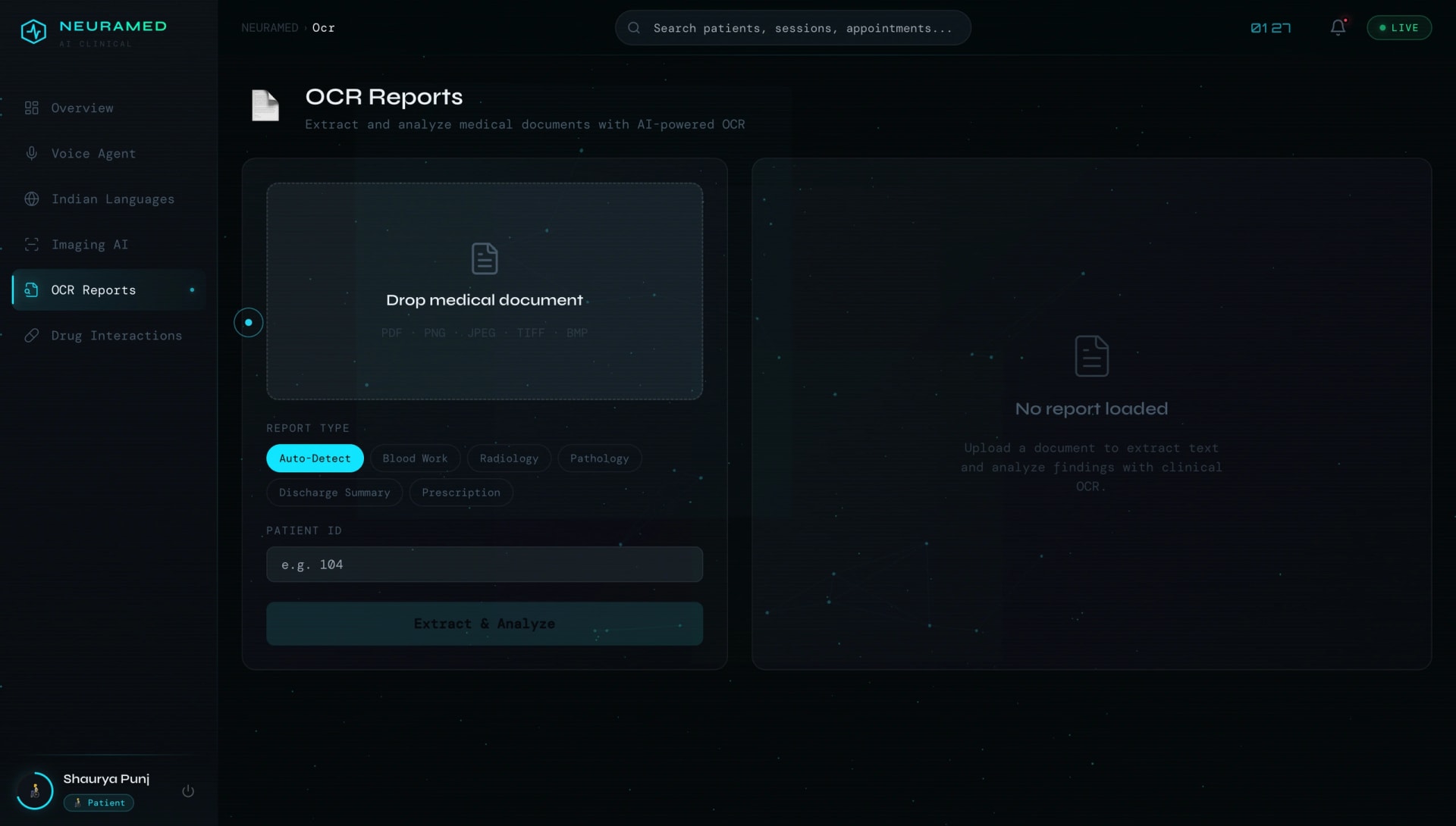 OCR Reports - AI-Powered Medical Document Analysis